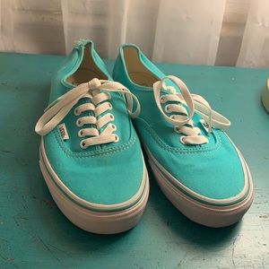 Turquoise Vans!